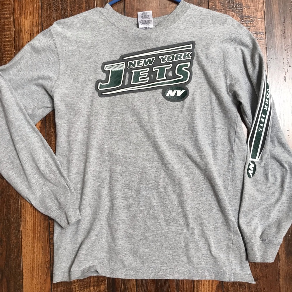 New York Jets long sleeve T shirt.   Youth large